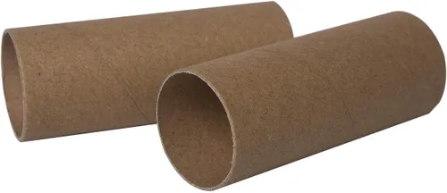 Vista 5 de Paquete de 120 tubos de cartón grueso para manualidades, rollos de manualidades, tubos redondos de cartón, tubos de manualidades, rollos de papel
