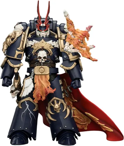 Vista 10 de JOYTOY Figura de acción 1/18 Warhammer 40,000 Space Marines Black Templars Outriders Colección Modelo Regalos de Cumpleaños Jt2856
