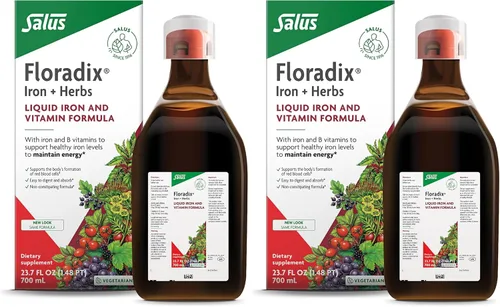 Vista 10 de Floradix Hierro y hierbas, suplemento de hierbas para hombres y mujeres