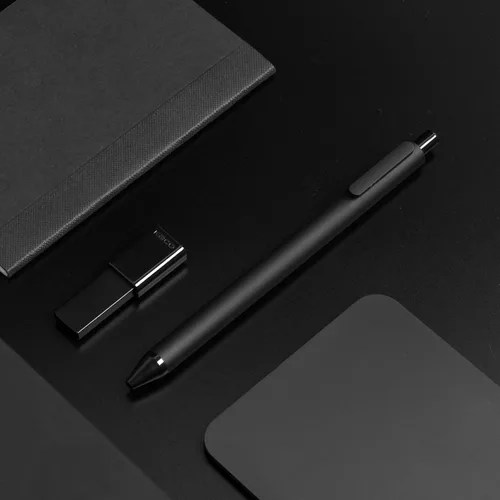 Vista 5 de Kaco PURE - Bolígrafos de gel de 0.5 mm de punta fina, tinta negra, 10 unidades, escritura suave y de secado rápido, suministros de oficina