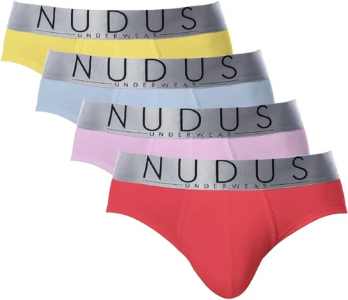 Vista 12 de NUDUS Ropa Interior de Algodón para Hombre Paquete de 4 Caja de Regalo - Calzoncillos - Trunks - Bóxer Briefs