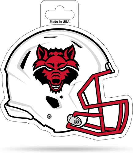 Vista 52 de Rico Industries NCAA - Calcomanía para casco de corte en forma de 4.75 x 5 pulgadas