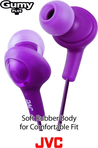 Vista 5 de JVC HA-FR6 Gumy Plus Auriculares intrauditivos con control remoto y micrófono (blanco)