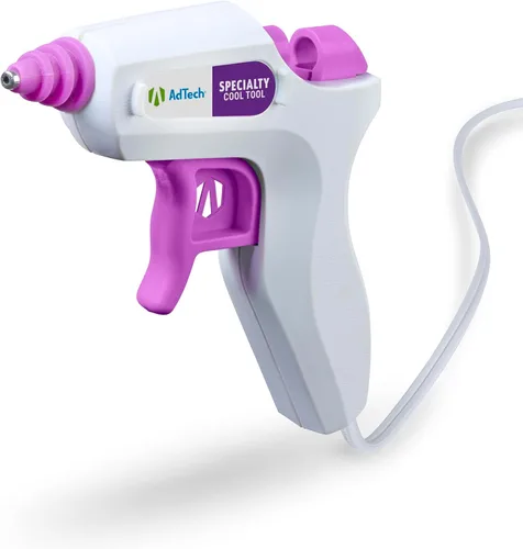 Vista 4 de Kit de herramientas de AdTech Cool Tool con pistola de pegamento de baja temperatura, blanco - Apto para niños, seguro para manualidades