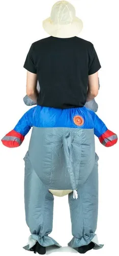 Vista 4 de Bodysocks Disfraz de elefante inflable para adultos, Adultos