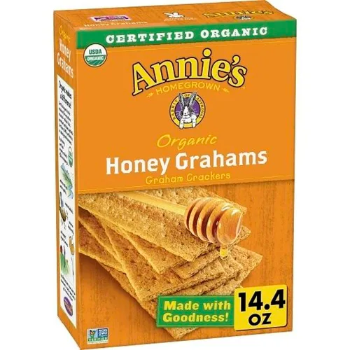 Vista 98 de Annie's Organic Chocolate Bunny Graham Snacks, 7.5 onzas