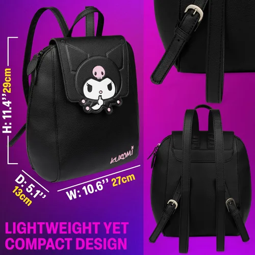 Vista 6 de Mochila Get Trend para Mujeres, Adolescentes, Mini Mochila de Cuero PU, Pequeña Bolsa de Viaje para Escuela, Trabajo, Uso Diario, Regalos