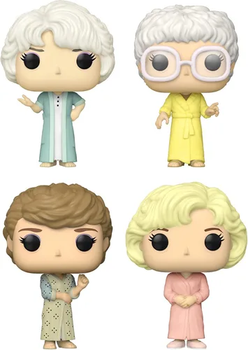 Vista 2 de Funko Pop! TV: Golden Girls - Juego de 4 figuras de vinilo – Edición especial exclusiva con Dorothy, Sophia, Blanche y Rose