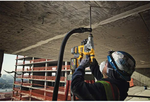 Vista 5 de DEWALT DCH293B 20V Max XR - Taladro de martillo rotativo en forma de L de 1-1/8 pulgadas, sin escobillas, SDS Plus (solo herramienta)