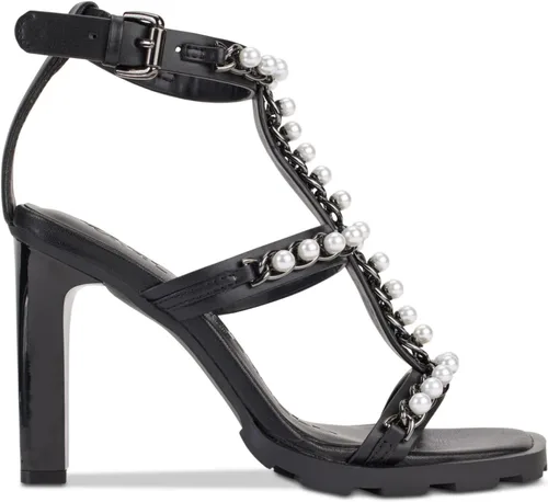 Vista 2 de Karl Lagerfeld Paris Sandalia de tacón Midge Fashion para mujer