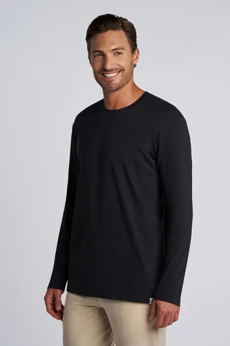 Vista 3 de Camiseta manga larga de hombre Coolibar UPF 50+ Protección solar., M, Negro