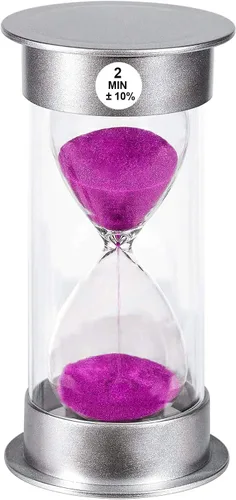 Vista 39 de Temporizador de arena de 1 minuto, reloj de arena de plástico de 1 minuto, reloj de arena pequeño de un minuto, temporizador de cristal de arena Azul