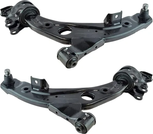 Vista 361 de Conjunto de Brazo de Control Inferior Delantero y Junta Esférica TRQ para Lado del Conductor y del Pasajero 2 Piezas Compatible con Ford Mustang GT
