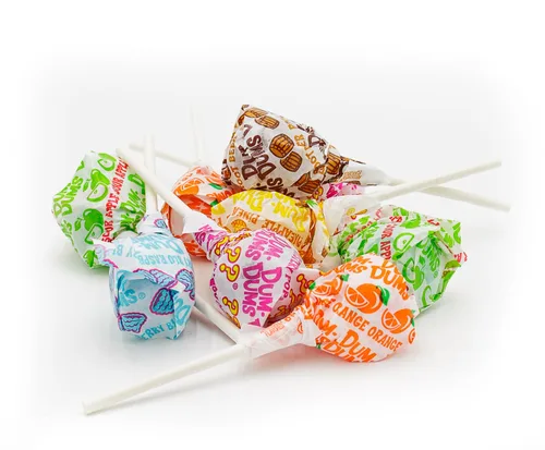 Vista 6 de DUM DUMS Paletas de 1 libra – Caramelos duros Suckers, sin gluten, envueltos individualmente (62 piezas)