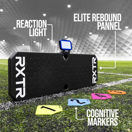 Vista 5 de RXTR PRO - Sistema de entrenamiento de fútbol entrenador: luz de reacción inteligente y tablero de rebote de fútbol con puntuación en tiempo real