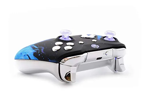 Vista 4 de Chromium Blue Fire - Mando para Xbox One S (conector jack de 0.138in), color azul
