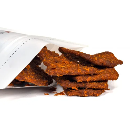 Vista 2 de NESTLADY REBANZA DE CARNE DE SOJA CON SABOR PICANTE 2.65 oz - Vegano