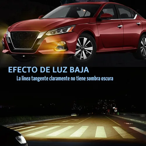 Vista 4 de Switchback - Luz antiniebla LED para parachoques delantero, DRL, color ámbar, señal de giro secuencial compatible con Nissan Altima 2019-2022