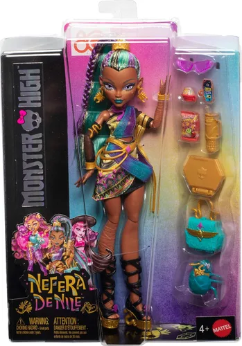 Vista 14 de Muñeca Monster High, Abbey Bominable Yeti de moda con mamífero mamut mascota y accesorios temáticos