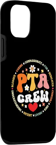 Vista 3 de iPhone 15 Parents Teacher Association Team Supporter PTA Crew Case
