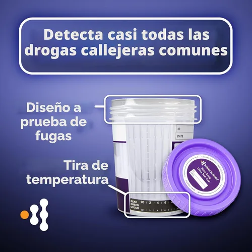 Vista 4 de Prime Screen -12 Panel Multi Drug Orine Test Compact Cup (THC 50, AMP, BAR, BUP, BZO, COC, mAMP/MET, MDMA, MOP/OPI, MTD, OXY, PCP) C-Cup-[1 unidad]