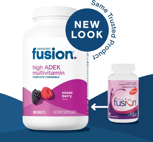 Vista 9 de Bariatric Fusion Multivitamínico masticable con alto contenido de vitaminas ADEK Multi para pacientes con interruptor duodenal Tabletas