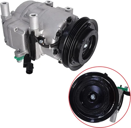Vista 5 de waltyotur Compresor de CA con embrague de repuesto para Accent 1.6L 2006-2009 CO 10925C