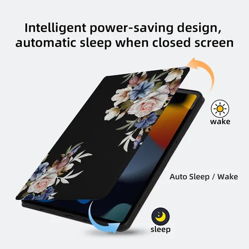 Vista 2 de Funda protectora plegable para iPad de 10.2 pulgadas, iPad de 10.2 pulgadas, iPad de 9ª/8ª generación 2019 y iPad de 7ª generación 2019, funda