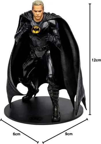 Vista 10 de McFarlane Toys - DC Multiverse Batman Multiverse Unmasked (The Flash Movie) Gold Label 12in Estatua
