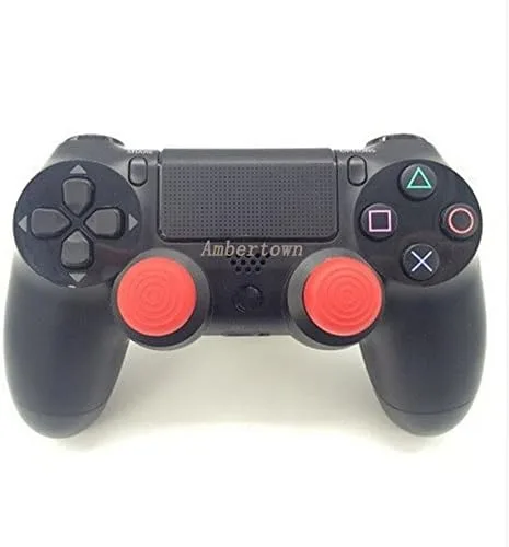 Vista 2 de Tapa de silicona analógica para palanca de mando para PS4, PS3, Xbox 360, Xbox One (rojo)