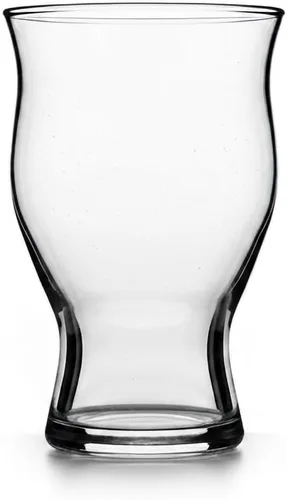 Vista 2 de Necessia Nucleated Draft - Juego de 2 vasos de cerveza grabados con láser para Craft Ale
