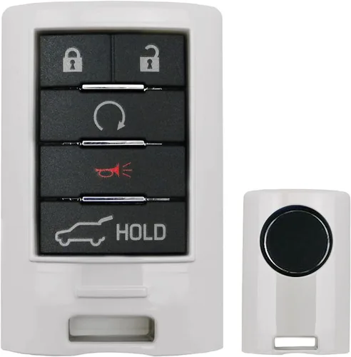 Vista 12 de iJDMTOY Exact Fit - Carcasa para llave de control remoto inteligente, color negro brillante, compatible con Cadillac ATS CTS DTS XTS Escalade