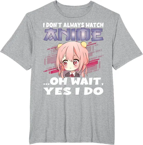 Vista 40 de Ver camiseta japonesa de anime con estampado de anime Girl, Negro, S