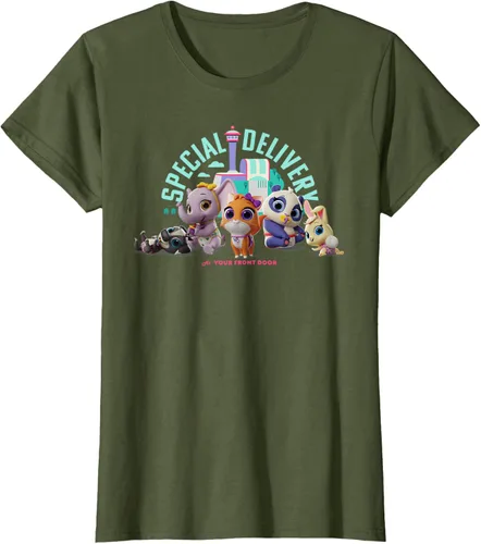 Vista 69 de Disney Camiseta de entrega especial Junior T.O.T.S, Negro, S