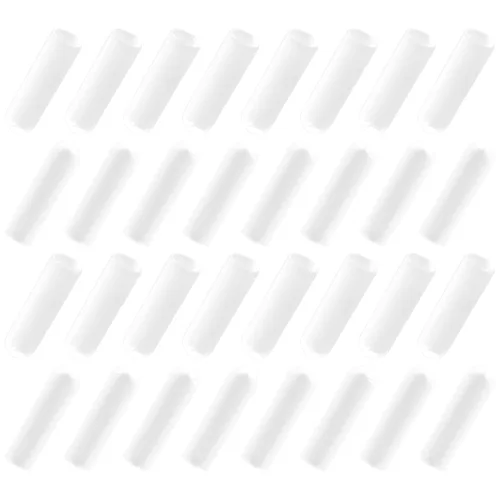 Vista 7 de Bonsicoky Tapas redondas de PVC 1/4" (6 mm) ID Negro 30