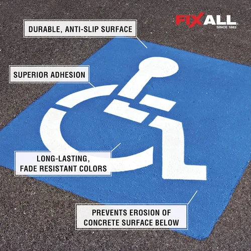 Vista 5 de FIXALL Skid-Grip Pintura para acabado antideslizante 100% acrílica con textura