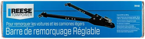 Vista 7 de Reese Towpower 7014200 - Barra de remolque ajustable, color negro