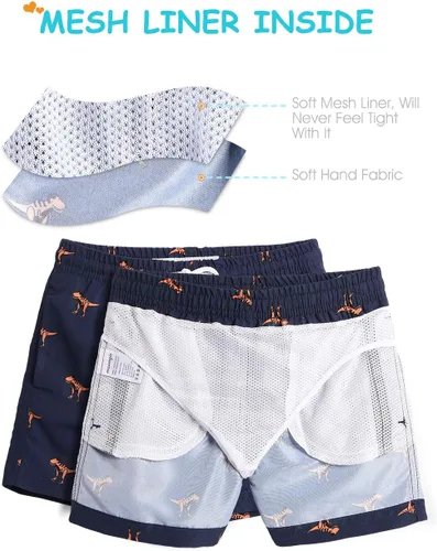 Vista 3 de maamgic - Traje de baño de pantalones cortos, para niños, bebés, niños pequeños