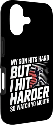 Vista 3 de My Son Hits Hard But I Hit Harder So Watch Yo Mouth - Case for iPhone 17