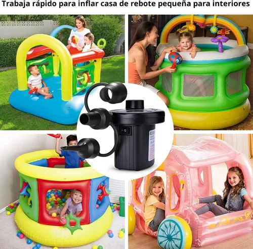 Vista 7 de Bomba de aire para colchón inflable, cama de balsa de piscina, juguete de barco, llenado rápido, para campamento al aire libre, cojines inflables