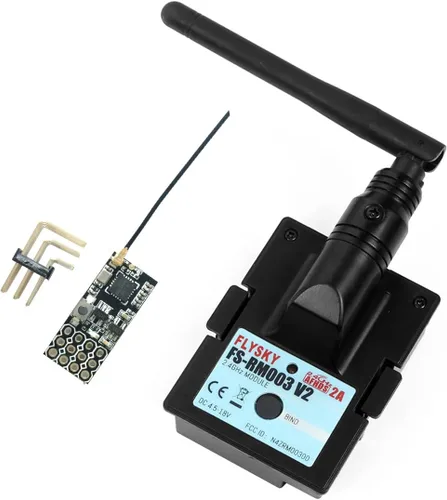 Vista 3 de FS2A-4CH AFHDS 2A Mini Receptor PWM Salida con FS-RM003 Módulo Transmisor para Flysky AFHDS 2A Protocolo Transmisor (receptor)