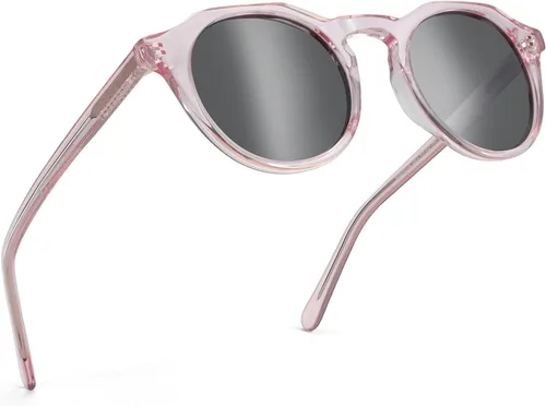 Vista 43 de ZENOTTIC Gafas de sol polarizadas redondas vintage para hombres y mujeres con protección UV400