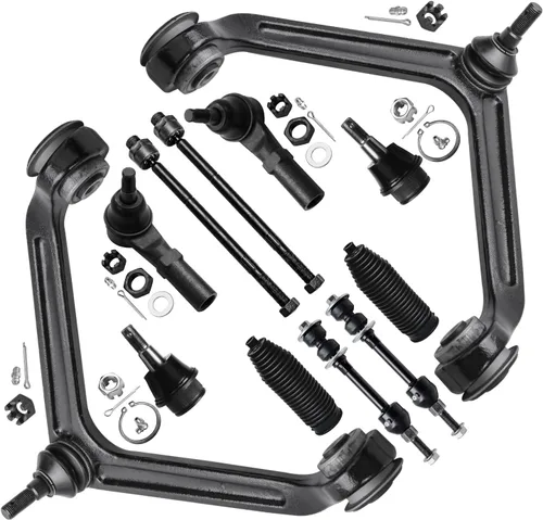 Vista 23 de Detroit Axle - Kit de extremo delantero para Hyundai Sonata XG350 XG300 Kia Optima, 2 brazos de control superiores con juntas de bola, 2 brazos