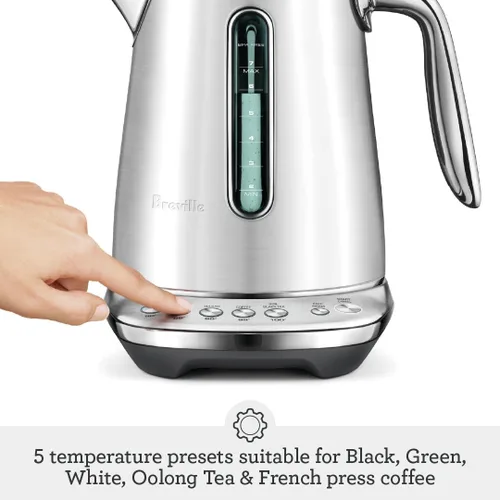Vista 3 de Breville BKE845BST Smart Kettle Luxe - Caldera de agua, acero inoxidable