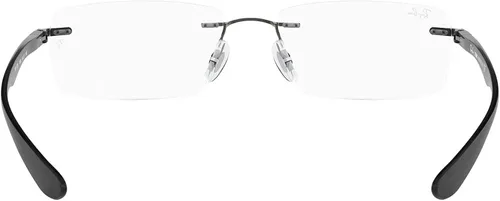 Vista 7 de Ray-Ban RX8724 - Marcos rectangulares de titanio para anteojos