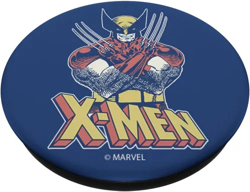 Vista 2 de Marvel X-Men Wolverine Classic Comic Vintage - PopSockets Grip and Stand for Phones and Tablets