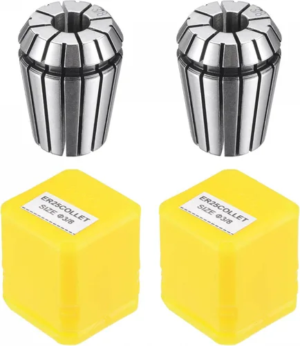 Vista 8 de uxcell ER25 Spring Collet 1/2" Chuck para máquina de grabado CNC Torno herramienta de fresado 2 unids