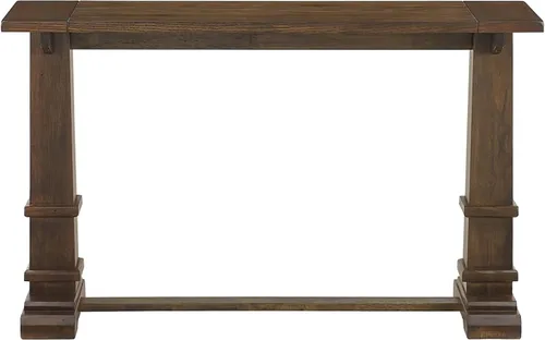 Vista 4 de [Usado] Crosley Furniture Joanna - Moderna mesa consola de estilo rústico para pasillo, entrada, sala de estar, mesas decorativas, roble oscuro
