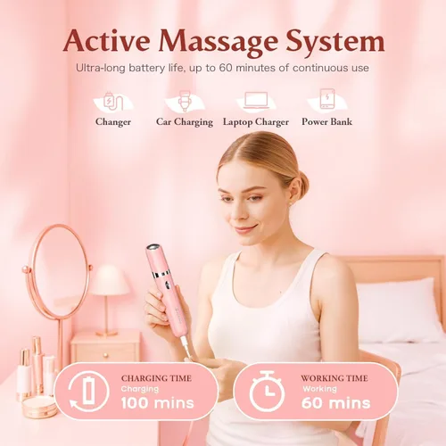 Vista 5 de Epilator for Women, 2 in 1 Facial Hair Removal, Electric Lady Shaver with LED Light, Rechargeable Hair Removal Device for Legs, Face, Bikini & Arms