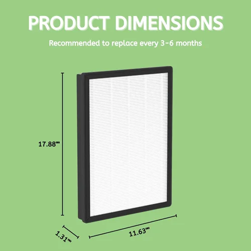 Vista 2 de Nispira Filtro HEPA verdadero AP450F compatible con el purificador de aire Envion Allergy Pro AP450. 1 paquete